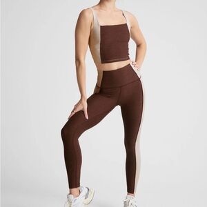 Beyond Yoga Spacedye Vitality Cropped Tank and High Waist Leggings Set
